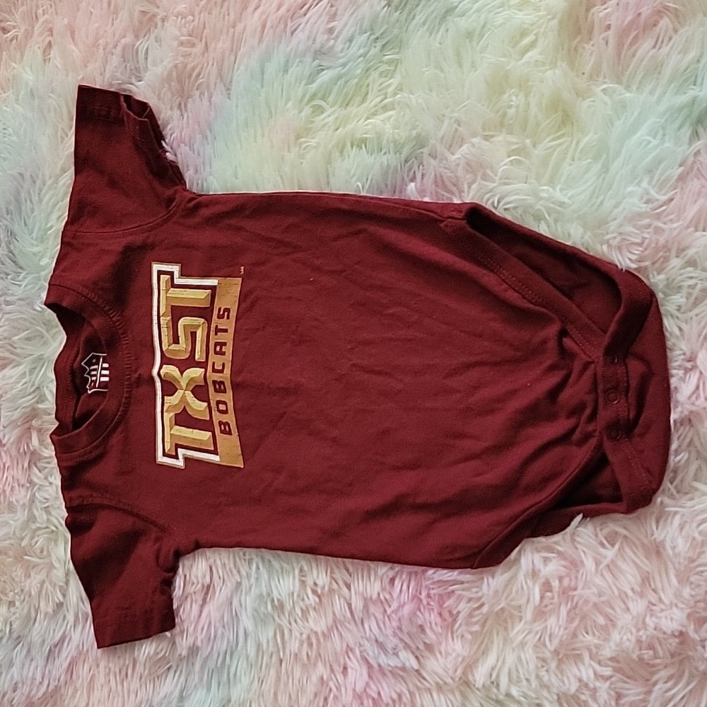 Texas State University Boko Bobcat onsie athletics one piece